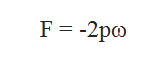 Уравнение силы реакции на пожарном стволе