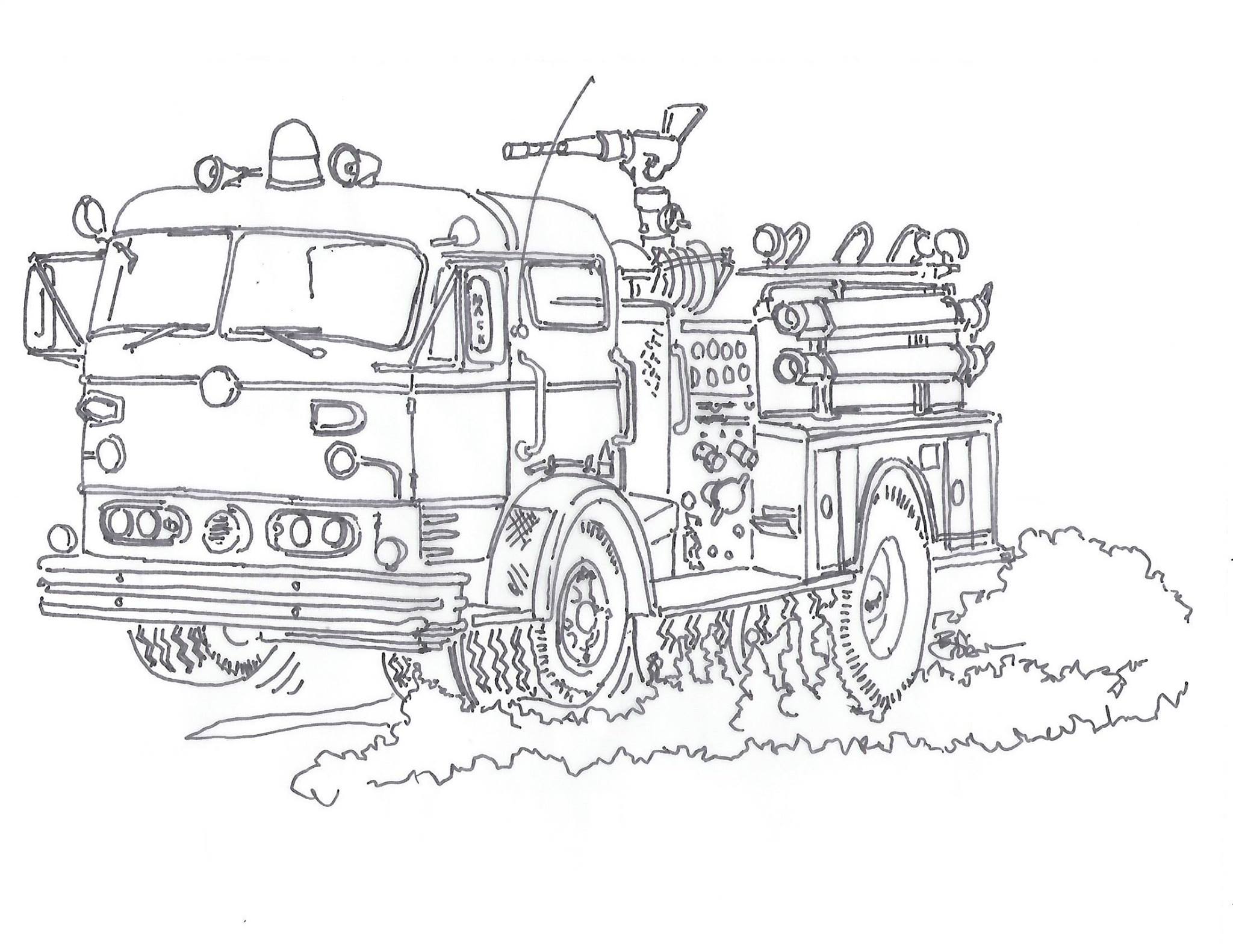 Раскраска для мальчиков (машины пожарные, полицейские, спортивные, гоночные)