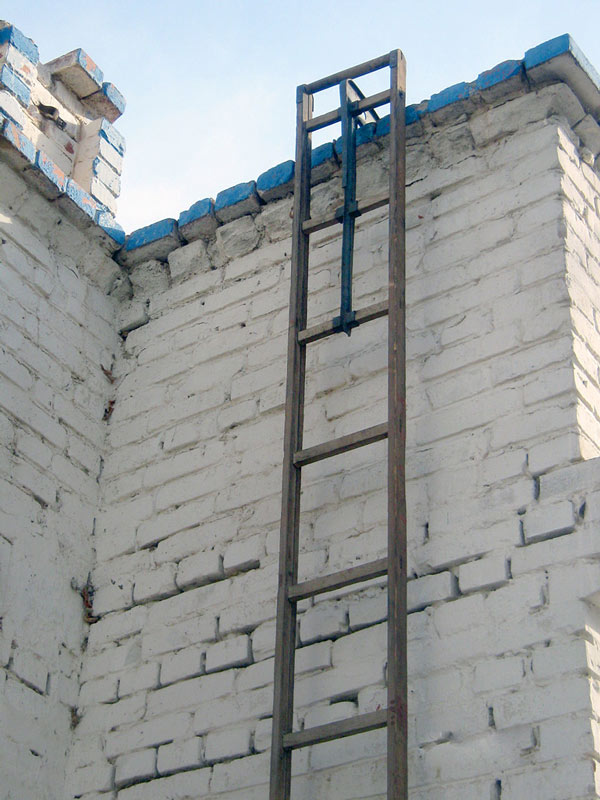 Лестница штурмовая (лестница-штурмовка) деревянная