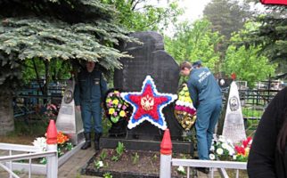 Мемориал погибшим пожарным (кладбище г. Егорьевска)