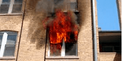 Пожар в квартире и что делать