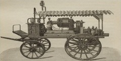 Пожарный электрический насос фирмы Kuminer 1892 года