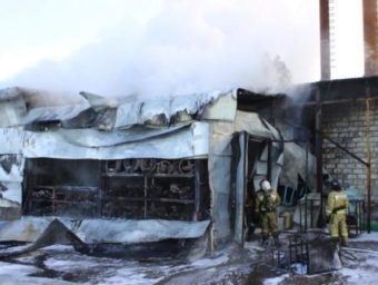 Пожар на Магаданском хлебокомбинате