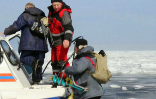 Спасение рыбаков в Финском заливе