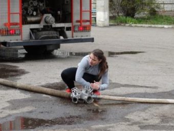 Соревнования по пожарно прикладному спорту Курск