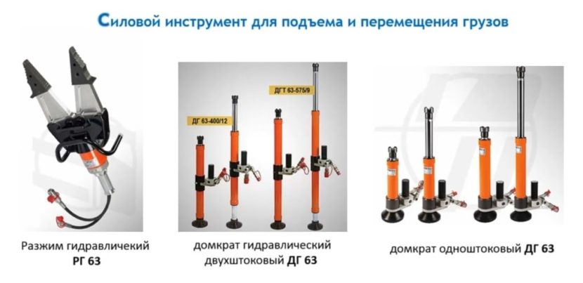 Принципиальная схема гидравлического аварийно спасательного инструмента