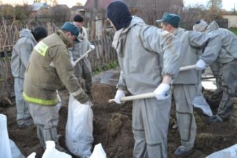 Устранение последствий подтопления в Тюмени