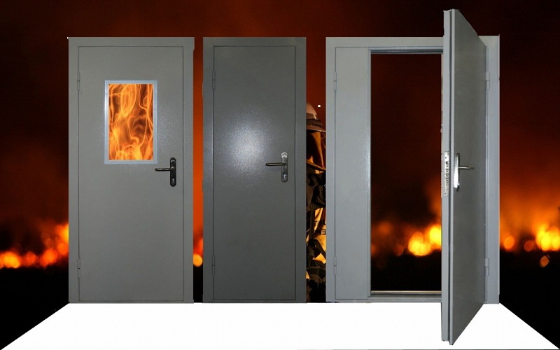 Противопожарные двери: правила монтажа и установки