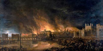 Пожар Лондон