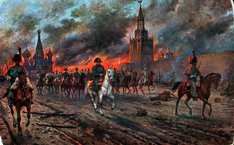 Пожар в москве 1812 картина