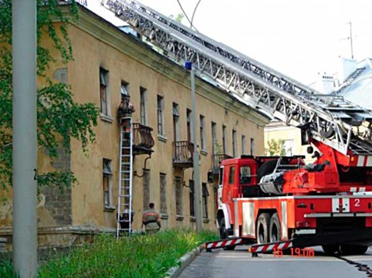 Пожарная нагрузка от автомобиля