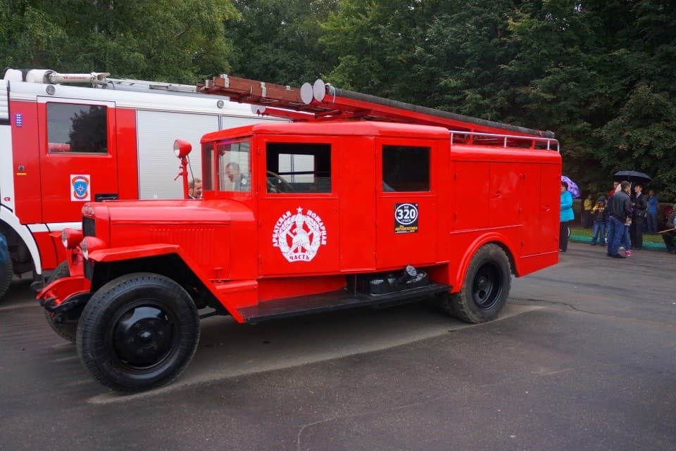 Восстановленная пожарная машина ПМЗ-11