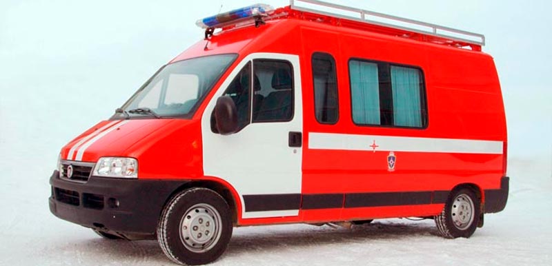 Пожарный штабной автомобиль АШ-5 (Fiat 244)