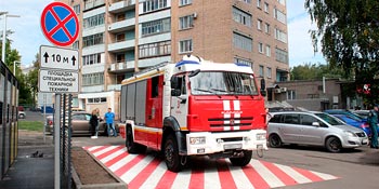 Площадка специальной пожарной техники